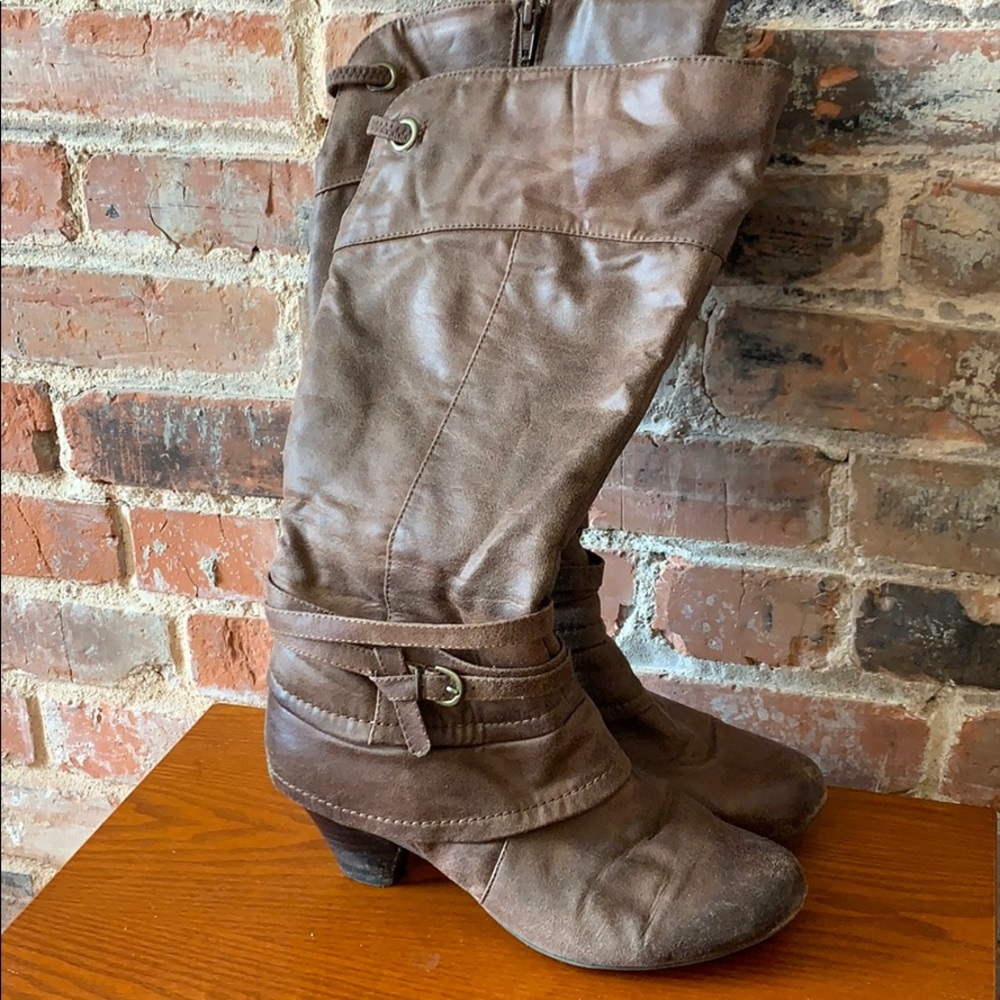 Tan Leather Boots